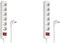 Hama Steckdosenleiste 6-Fach (Mehrfachsteckdose mit Save Energy-Schalter zum Stromsparen, Steckplätze 45 Grad gedreht, Kabel 1,4m, GS geprüft, Mehrfachstecker für Home Office) Weiß (Packung mit 2)