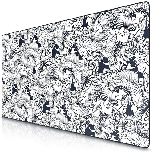 TITANWOLF Tapis de Souris Gaming XXL 1200x600mm, Mouse Pad Mat, sous-Main Bureau Gamer Extra Large en Tissu, Base antidérapante, Haute précision et Vitesse, pour Souris claviers Roccat Razer Logitech