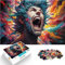 Puzzle für Farbige, 1000-teiliges Puzzle, Holzpuzzle, lustige Puzzles, Spielzeug-Puzzles, Lernspiele, Stressabbau-Puzzles (50 x 75 cm)