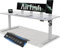 Airfish Höhenverstellbarer Schreibtisch 200x80cm mit USB-Buchse, Schreibtisch Höhenverstellbar Elektrisch mit Memory Funktion, 73-118cm,Grau
