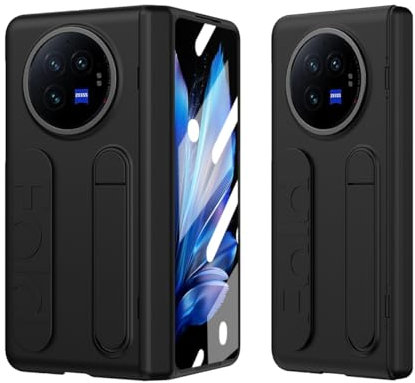 Étui à rabat pour smartphone Compatible avec Vivo X Fold 3 Coque avec support Protecteur d'écran intégré, Coque de protection à charnière Coque de protection intégrale antichoc for téléphone Compatibl