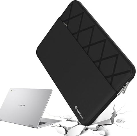 Smatree Custodia antiurto per computer portatile da 11,6, unisex, impermeabile, sottile, su misura per ASUS BR1100F/Chromebook CX1 (CX1101), borsa per laptop da 12, nero (E431)