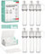 derimkcoa Colostrum Collector Kit Breast Milk Collector 6ml/6pcs,Reusable, Heat & Freezer Resistant, BPA-Free, with Cotton Cloth Wipe, Storage Case, Cleaning Brush