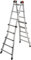 SCALA TELESCOPICA 5+5 PEPPINA - IN ALLUMINIO 10+10 - max 572 cm - Made in Italy GIERRE