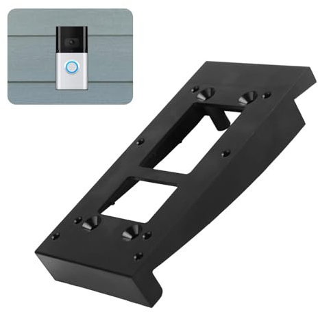 UFURMATE Vinyl Siding Angle Adjustment Mount for Video Doorbell 1st/2/2nd Generation-2020 Release/3/3Plus/4 and Battery Doorbell Plus/Pro(2024 Release), 4 Standard Vinyl Siding Only