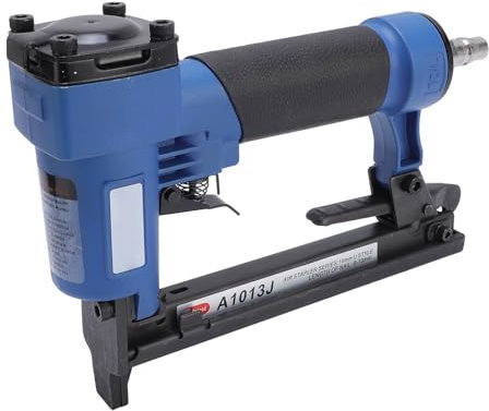 Pneumatic Brad Nailer, 20 GA, Air Brad Nail Gun, 1/4 to 1/2in Nails Air Staple Gun for Carpentry, Project, Woodworking (NOT Include Nails/Staples)