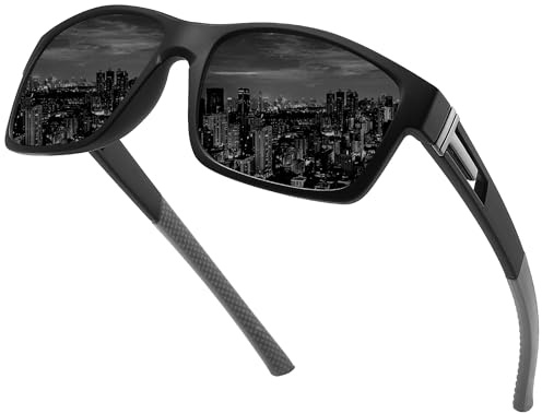 Farrobor Sonnenbrille Herren Polarisiert Sportbrille für Männer Sportlich mit UV400 Schutz Sonnenbrillen Angeln Autofahren Sunglasses Men