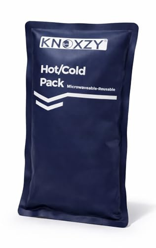KNOXZY Hot & Cold Pack for Injuries Reusable – Gel Ice/Heat Pack for Knee, Shoulder, Back, Arm & Leg – Joint & Muscle Pain Relief