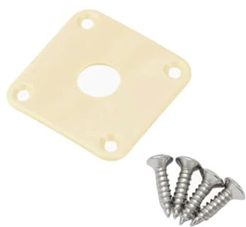 All Parts AP 0633-028 Cream Plastic Jackplate for Les Paul
