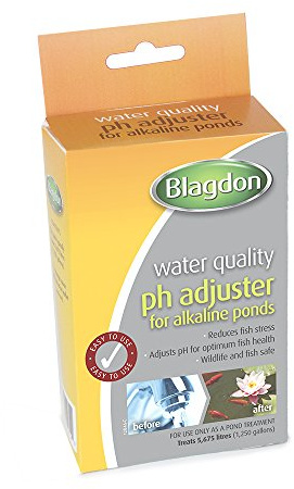 Blagdon PH Adjuster for Alkaline Ponds, Decrease pH level for Optimum Fish Health, Wildlife Safe, treats 5,675 litres