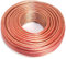 Cable de altavoz 2 x 2,50 mm2 – 50 m – transparente – CCA – Cable de audio – Cable de caja