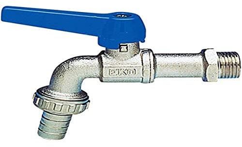 Idro Bric SMK-K0256 B Rubinetto Portagomma a Sfera EKO da 1/2, 34-1/2 x 81-1/2