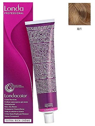Londa Londacolor Creme Haarfarbe 8/ 1 helllblond-asch