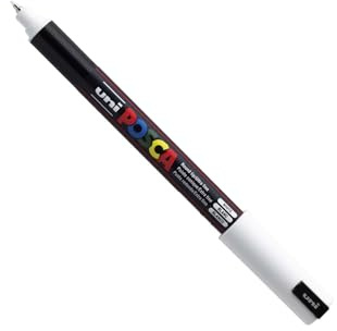 POSCA Marker White PC1MR Extra-F Calibrated Tip