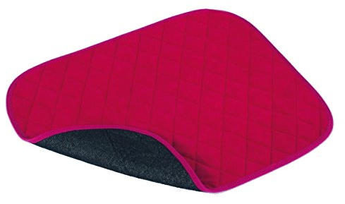 CARELINE Inkontinenz-Sitzauflage, hohes Saugvolumen, waschbar bis 95 Grad, formstabil, 40 x 50 cm, Farbe Rot