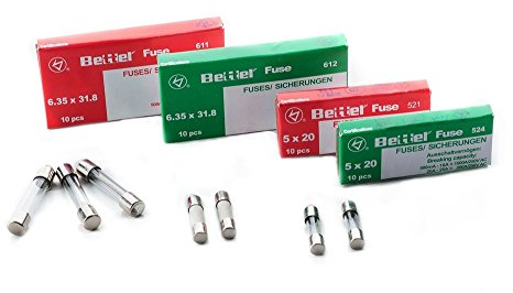 edi-tronic 12,5A träge 5x20mm 250V TYP 522 10er Päckchen Feinsicherung Glassicherung G-Sicherung