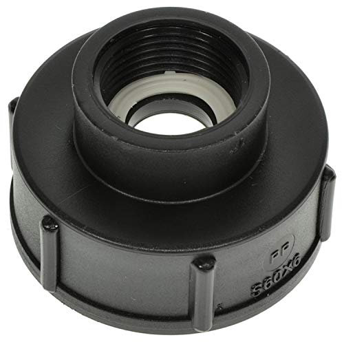 4 pezzi ADAPTOR ADATTATORE F - F - 1 - 60X6 PER RACCORDO CISTERNA SERBATOIO FUSTO
