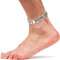 Smarter LifeStyle Elegant Titanium Magnetic Anklet (Large Bracelet/Anklet (26cm): Silver & Rose Gold)