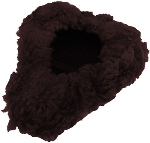 Sonia Originelli Fahrradsitzbezug Baumwolle Lammfell Bike Riemen Farbe Braun