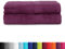 BaSaTex Frottier Duschtücher Set 70x140 cm 2er Pack | Frottee Duschtuch Set aus 100% Baumwolle Made in Green | Farbe: Lila