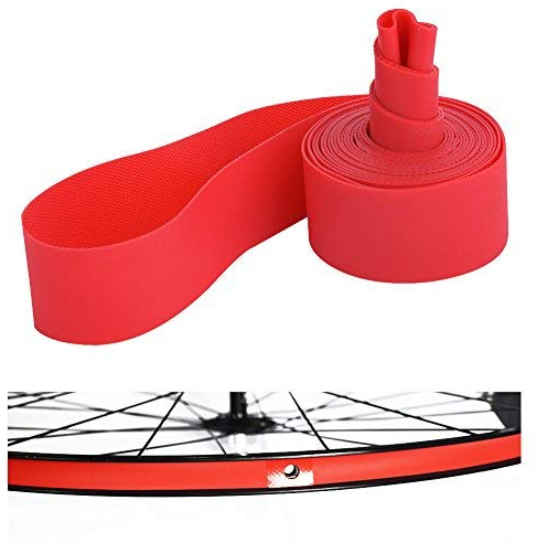Fahrradreifen Liner, PVC Rote Fahrradfelgenstreifen Felgenband für 20 Zoll 24 Zoll 26 Zoll 700C Reiträder(29inch)