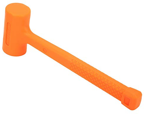 Gummihammer 0.5LB Soft Face - Praktischer Installationshammer aus nicht elastischem PVC mit Griff für Montagearbeiten