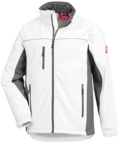 Nitras Motion Tex Light 7153 Softshelljacke - windfeste Jacke für die Arbeit - Weiß - L