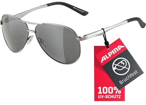 ALPINA A 107 Sonnenbrille, titanium matt, One Size