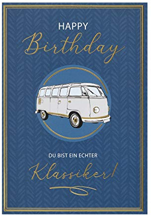 Geburtstagskarte Lifestyle Textkarte Bully 11,6 x 16,6 cm