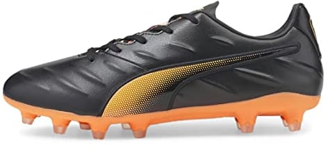 PUMA Unisex King Pro 21 FG Leichtathletik-Schuh, Black-Sunblaze, 41 EU