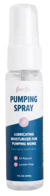 BooLu Breast Pump Flange Spray | Helps Sore Nipples & Clogged Milk Ducts | Skin Lubricant for Breast Pumping | Apply Directly to Shields | Vegan & Lanolin Free | 1 Fl Oz