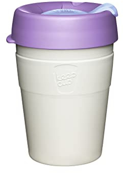 KeepCup Thermobecher, wiederverwendbar, Edelstahl, mittelgroß, 340 ml, Moonshine