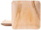 BOX And Tree| 100pièces Assiette Jetable en Feuille de Palmier 24x24cml l Vaisselle Jetable Écologique et Biodégradable l Assiettes Bois Palmier, Bambou pour Mariage, Anniversaire