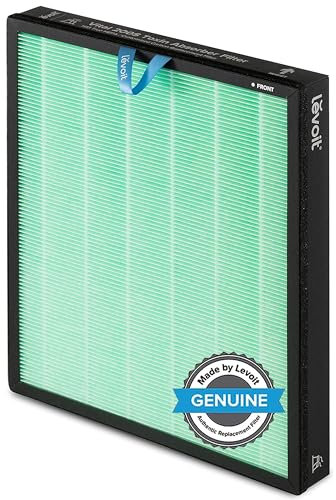 LEVOIT Vital 200S Toxin Absorber Air Purifier Replacement, 3-in-1 True HEPA, High-Efficiency Activated Carbon Filter, Vital 200S-RF-TX (LRF-V201-GUS), 1 Pack, Green