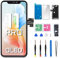 DGSCSMY [OLED] for iPhone 11 PRO Screen Replacement 5.8 with Front Speaker Proximity Sensor OLED 3D Touch Display Digitizer Full Assembly Fix Tool Repair Kit Magnetic Screws Pad A2215 A2217 A2160