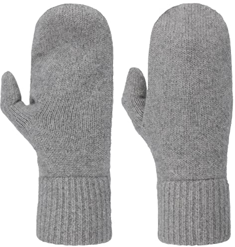 Hestra Women´s Cashmere Fäustlinge Fausthandschuhe Wollhandschuhe Damenhandschuhe Kaschmirhandschuhe (One Size - grau)