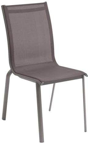 Hespéride - Stapelbarer Gartenstuhl Axant Wenge & Praline - Wengé/Praline