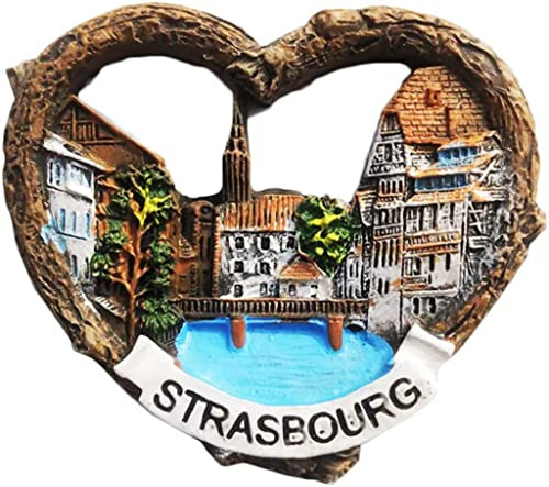 Straßburg Frankreich Straßburg Kühlschrankmagnet Kühlschrankmagnet Dekoration Magnet Aufkleber Souvenir Harz Basteln