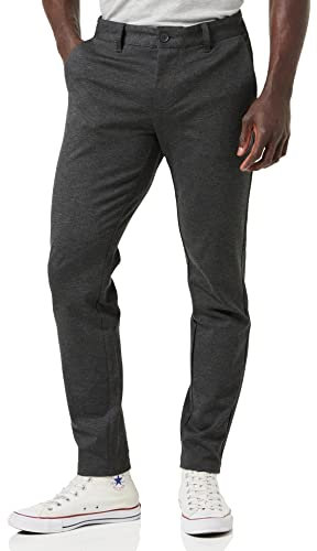 ONLY & SONS Herren Onsmark Slim Gw 0209 Pant Noos Chinohose, Dark Grey Melange, 32W / 36L EU