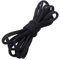 PWHUYJLEY 5M Gummiband Rund, 3mm 5mm Rundgummi, Nähen Elastisches Gummibänder für DIY Schmuck Kleidung Nähzubehör (Schwarz, 5m x 5mm)