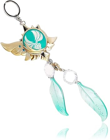 Ubephant Genshin Impact Schlüsselanhänger - 24.5cm Luminous Cartoon Anhänger, Anime Rucksack Pendant Geschenke für Kinder Fans
