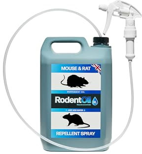 Peppermint Oil, Rodent Oil, Mouse Repellent & Rat Repellent Spray, 200ml High Strength Peppermint Oil Based Concentrate, XL Spray kit – just add Water