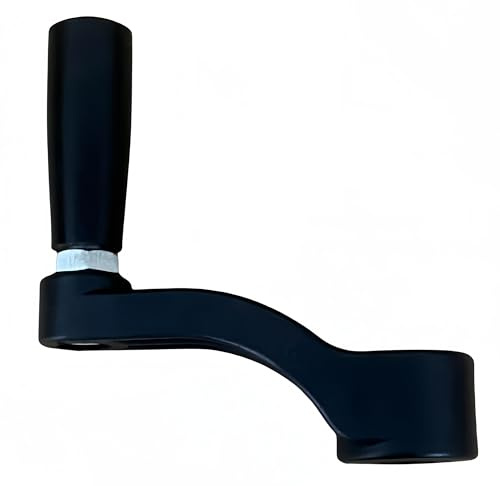 BGD Drill Press Table Black Crank Handle Fits Craftsman 10601009A1 diameter shaft a 9/16 (14mm) Crank has a 6 swing diameter