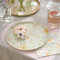 Ginger Ray Ditsy Lot de 8 assiettes en papier à imprimé floral pour fête prénatale Pastel