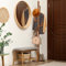 MYOYAY Garderobenständer aus Holz, Kaktus-Design Kleiderständer mit 6 Haken Freistehender Jackenständer, Einfache Montage Kleiderständer für Kleidung, Hut, Tasche, Wohnzimmer, Schlafzimmer, Büro