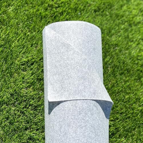 Rouleau de Géotextile 150grs 2Mx25ML soit 50M² soit 1€30 /m2 Filtrant, Anti-Mauvaises Herbes & Ultra-Résistant | Idéal pour Terrasse, Jardin, Allées, Gravier & Anti-Bambou | Haute Perméabilité