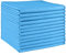 HOMEXCEL Mikrofaser-Glasreinigungstücher, 12 Stück, fusselfrei, fleckenfrei, wiederverwendbar, zum Reinigen von Fenstern, Glas, Spiegeln, Bildschirmen, etc., blau - 12“ x 12“