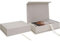 Vienrose Caja de Fotos de Lino 10 x 15 cm, Caja de Memoria para Fotografías, Postales y Recuerdos, Regalo Ideal, Beige