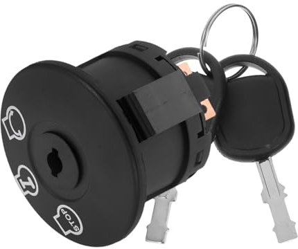 Toyvian Rasenmäher Zündschalter Zündschaltermodul Rasenmäherteile Rasenmäher Gaszug Rasenmäher Schlüsselschalter Zündschalter Mit Schlüssel Rasenmäher Starterschlüssel Pp Schwarz