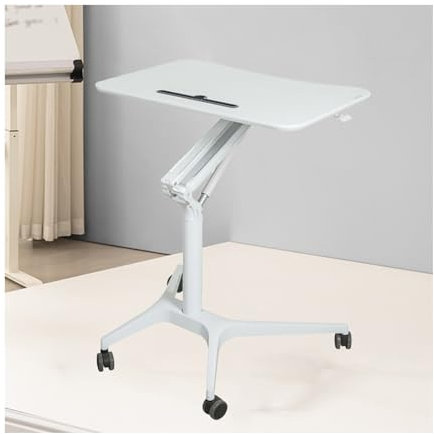 Rednerpult, Mobiler Rednerpultständer, Multifunktionskanzel, Mobiles Rednerpult, Premium-Rednerpultständer, Geeignet für Klassenzimmer, Konferenzen, Hochzeiten usw. (Weißer Fester Typ)